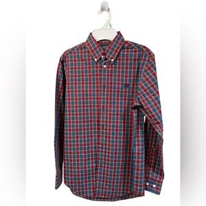 Lauren Ralph Lauren Boys Plaid Long Sleeve Button Down Shirt| Size: 16